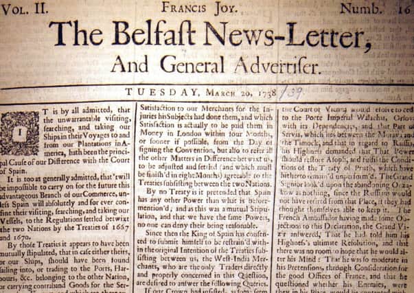 The Belfast News Letter of March 20 1738 (which is March 31 1739 in the modern calendar)