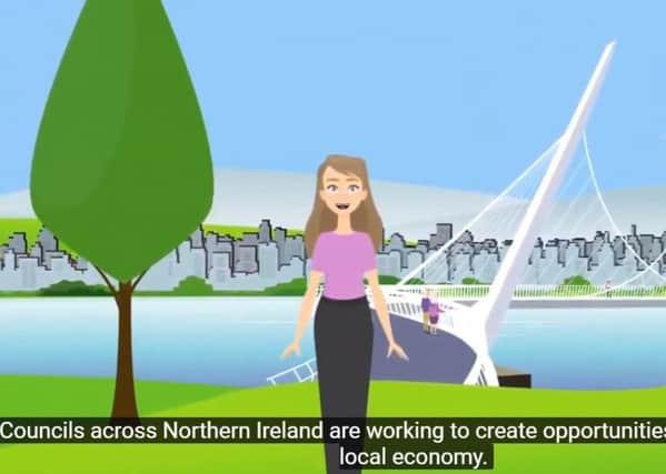 Still image from the Young Person Animated Campaign video aiming to get more people to vote in council elections