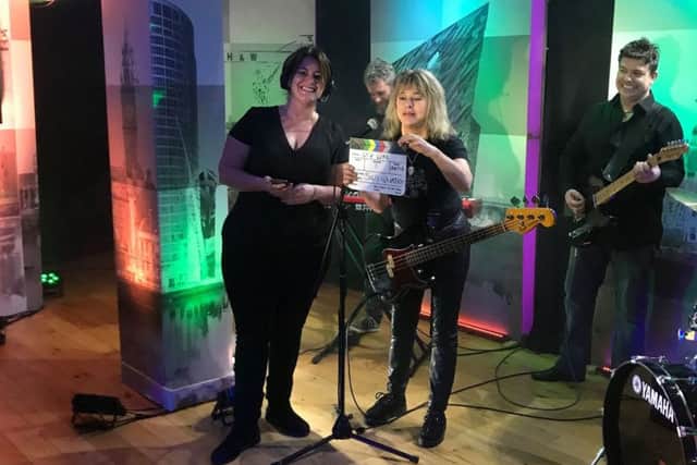 Lurgan musician and singer Oonagh Derby who is one of the Directors at Redbox Studios with Suzi Quatro