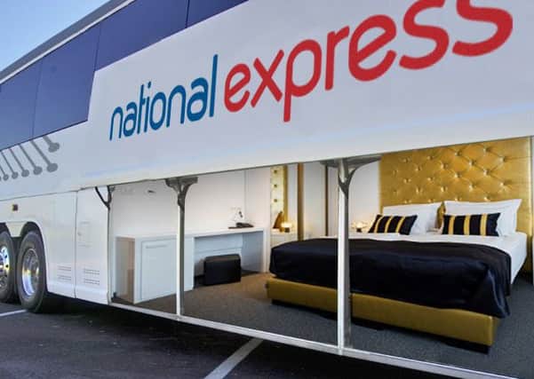 National Express is trialling on-board luxury sleep suites