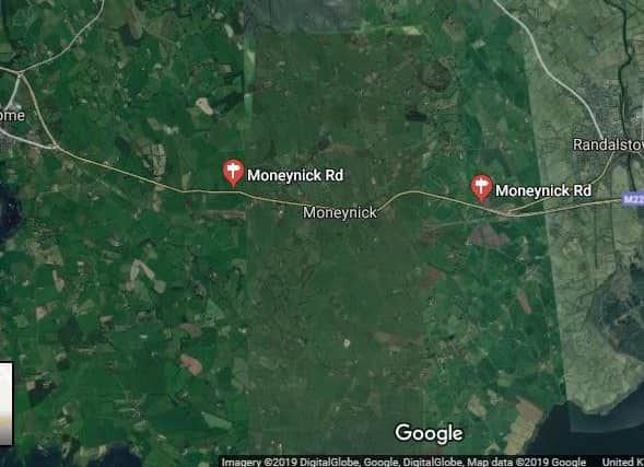 The Moneynick Road is one of Northern Ireland's busiest roads.