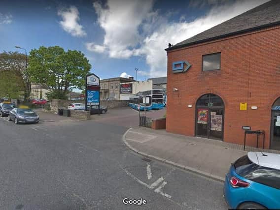 The assault took place near Newtownards bus station.