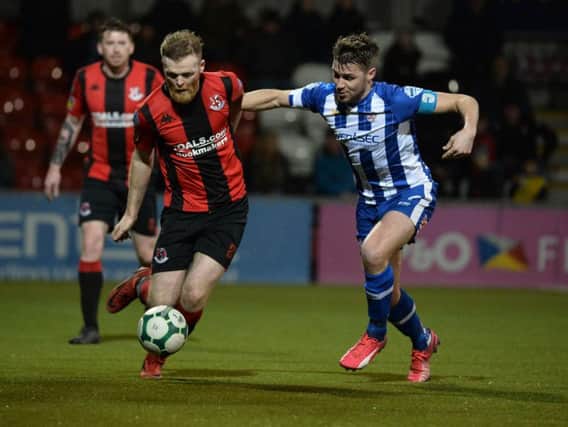Coleraine and Crusaders do battle at The Oval