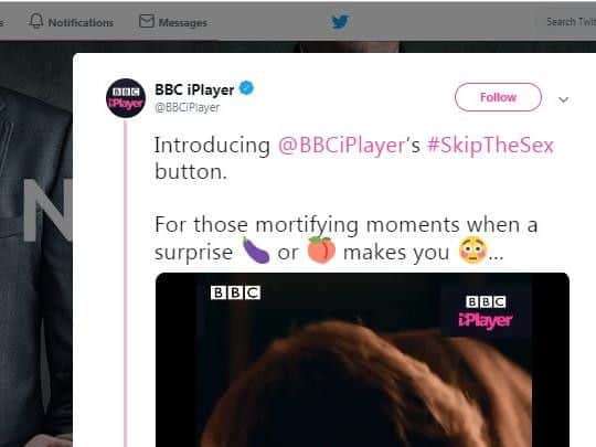 A Skip the Sex Button for viewers.