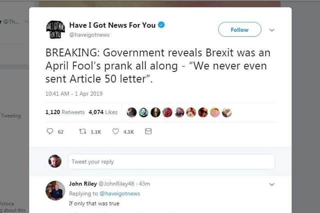 Brexit declared hoax after No. 10 says they actually didn't trigger Article 50 in March 2017.