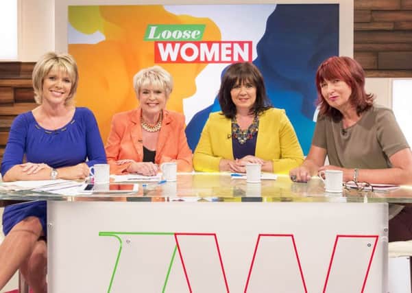 Ruth Langsford, Gloria Hunniford, Coleen Nolan and Janet Street-Porter on ITV's Loose Women