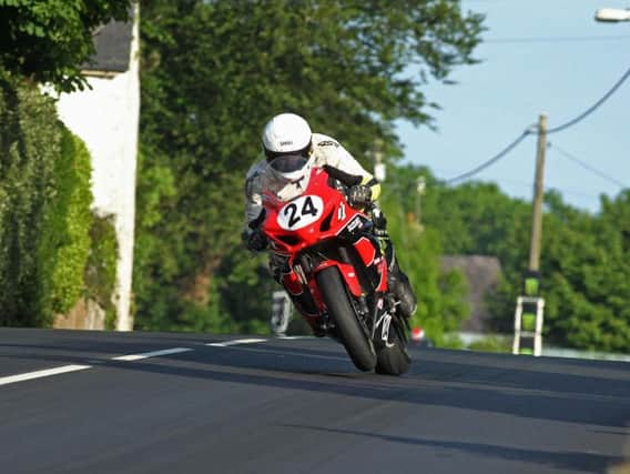 Shaun Anderson in action at last year's Isle of Man TT.