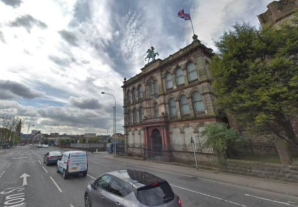 The proposed development site is only yards from Clifton Street Orange Hall. Pic by Google