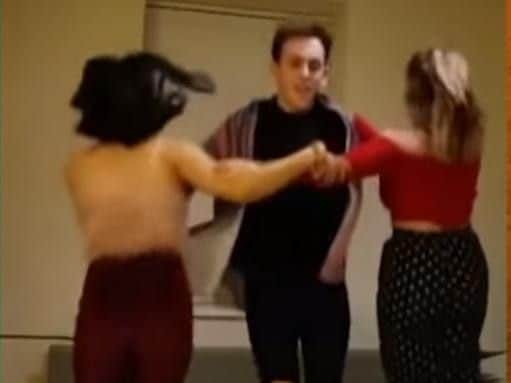 Screenshot from the Triangle Dance montage