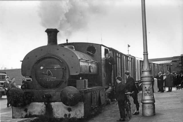 Guinness - 2 leaves the brewery with the last train on  May 15, 1966.
