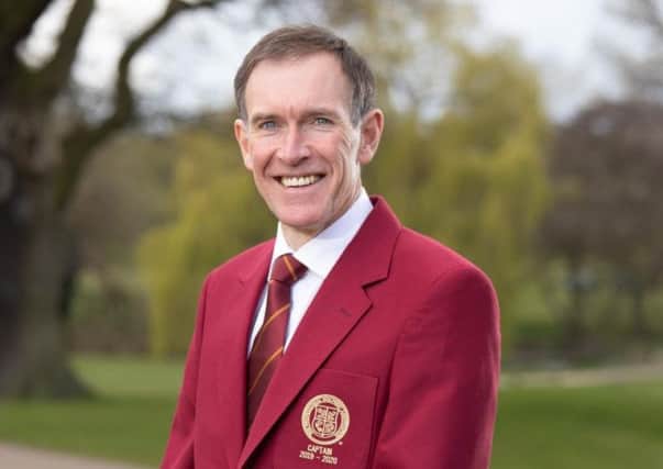 Peter Hanna, who has taken over the Captaincy of the PGA.