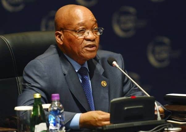 Jacob Zuma, who was president of South Africa until last year