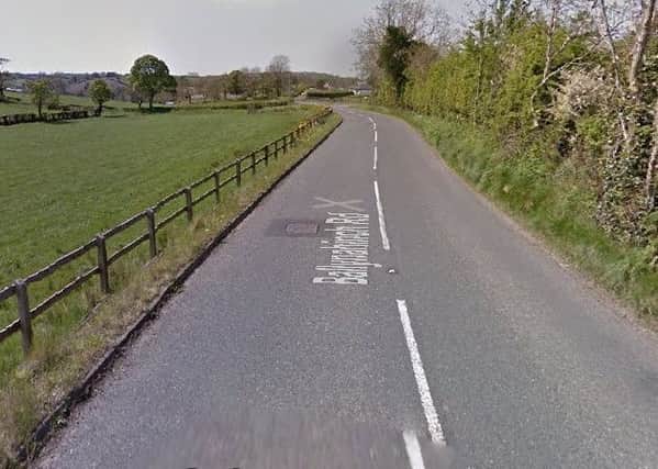 The man was found dead on the Ballynahinch Road near Dromara, Co Down