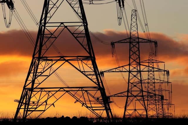 Electricity pylons