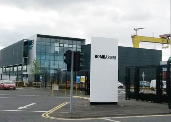 Bombardiers main Belfast plant