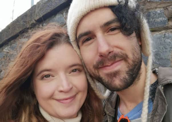 Emma DeSouza, from Northern Ireland, and her US-born husband Jake, whose application for a visa to live in the UK was rejected