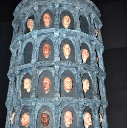 The Hall of Faces at Game of Thrones: The Touring Exhibition. 
Pic Colm Lenaghan/Pacemaker