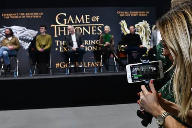 Press conference for 
Game of Thrones: The Touring Exhibition. 
Pic Colm Lenaghan/Pacemaker