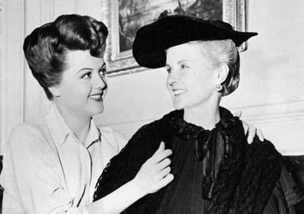 Angela Lansbury (left) and mother, Moyna MacGill, in Kind Lady, 1951