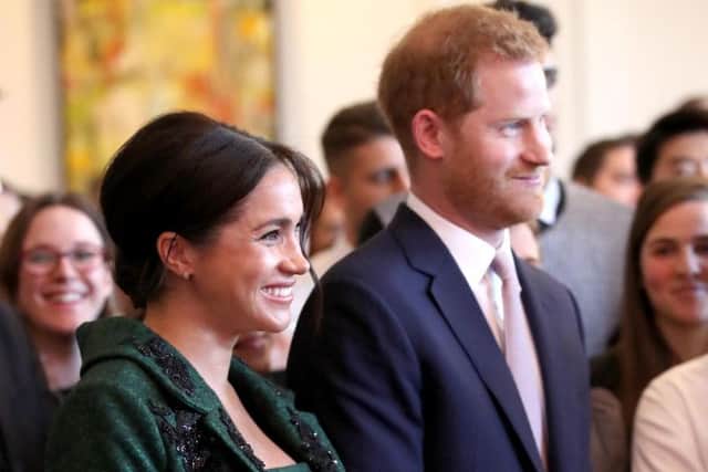 File photo dated 11/03/19 of The Duke and Duchess of Sussex. Kensington Palace has said the Duke and Duchess are to keep details about the arrangements for the birth of their baby private
