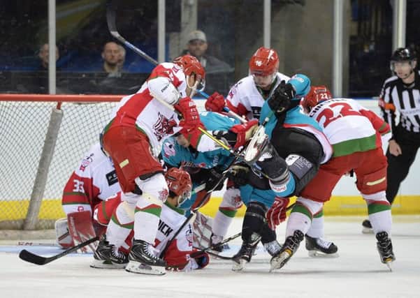 Belfast Giants' Elite League play-off final appearance ended in defeat to defending champions Cardiff Devils.