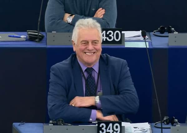 Jim Nicholson, who is retiring, pictured in the European Parliament last month