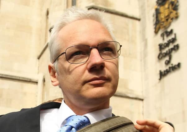 Wikileaks founder Julian Assange pictured at an earlier court hearing in London in 2011