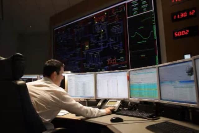 The SONI control room in the Castlereagh Hills above Belfast
