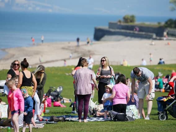 People enjoy the sun at Seapark, Co. Down. 

Picture by Jonathan Porter/PressEye
