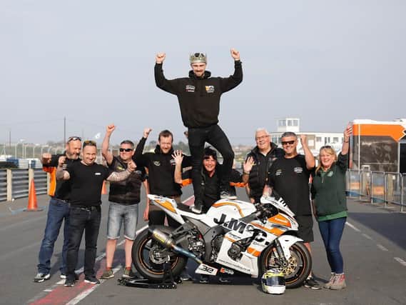 Carl Phillips won both Ulster Superbike races at Kirkistown in Co. Down on Easter Monday to secure the 'King of Kirkistown' title for the first time. Picture: Gavan Caldwell.