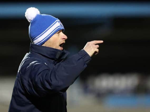 Newry City AFC manager Darren Mullen
