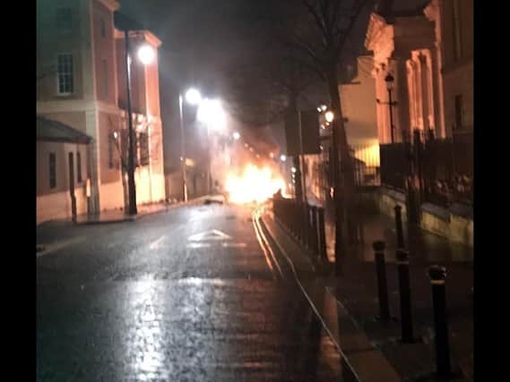 Bomb blast outside Londonderry court 2019