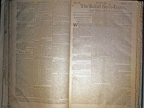 Belfast News Letter of April 13 1739 (April 24 1739)