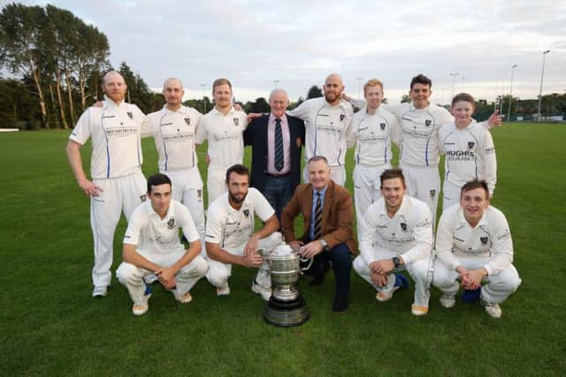 CIYMS are presented with the Robinson Services Premier League trophy in 2018.  Photo by Kelvin Boyes / Press Eye.