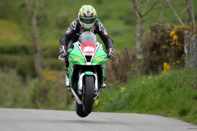 Derek McGee was second fastest in the Superbike class and claimed pole for the Supersport and Moto3/125GP races.