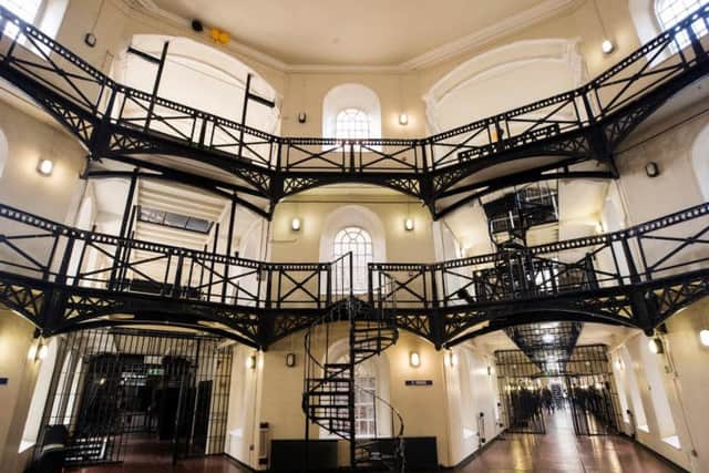 File photo dated 17/04/19 of the Gaol Circle showing B wing and C wing of Crumlin Road Gaol in Belfast which is part of a new Troubles themed tour.