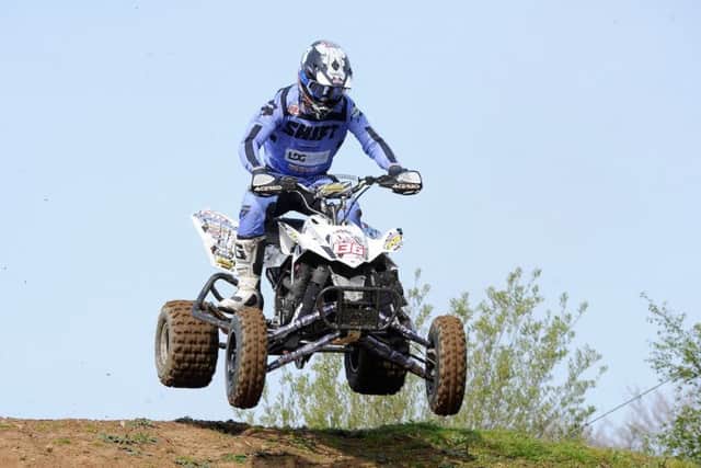 Dean Dillon finished fourth overall in the under 21 British quad championship opener