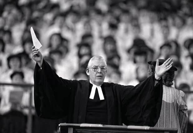 Rev Ian Paisley founded both the Free Presbyterian Church and the DUP