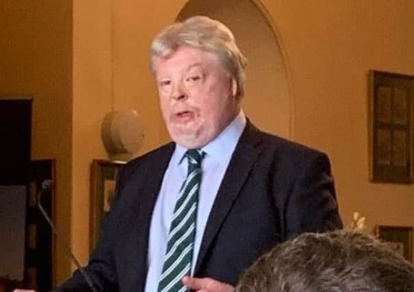 Falklands veteran Simon Weston at the launch of the new facilities in Brookeborough
