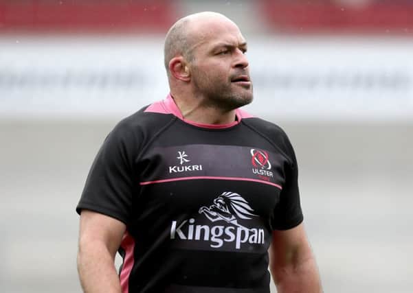 Rory Best during Ulster training at at Kingspan Stadium ahead of the PRO14 play-off against Connacht
