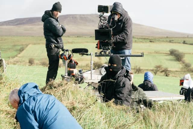 The opening scene of Line of Duty series five was shot on Divis Moutain. (C) World Productions - Photographer: Peter Monaghan