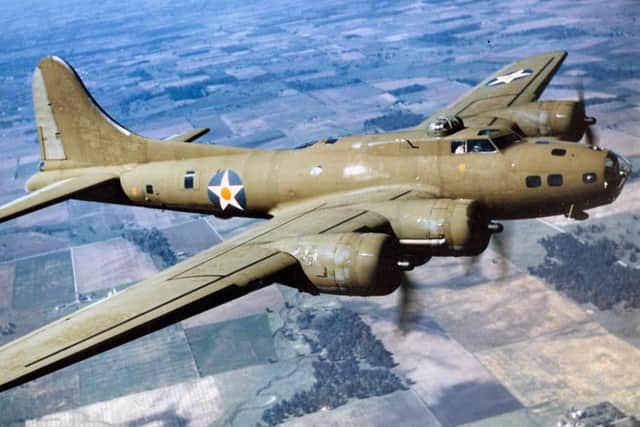 A Second World War Flying Fortress B17