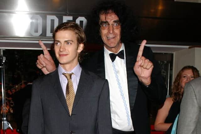 Hayden Christensen (left) and Peter Mayhew, who has died at the age of 74, at the UK premiere of Star Wars Episode 3 - Revenge of the Sith