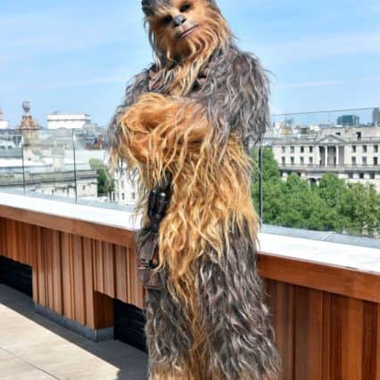 Star Wars character Chewbacca. Peter Mayhew the actor who played Chewbacca in the film franchise has died at the age of 74, his family has said