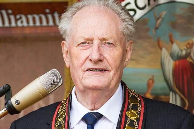Millar Farr was sovereign grand master of the Royal Black Institution for 10 years