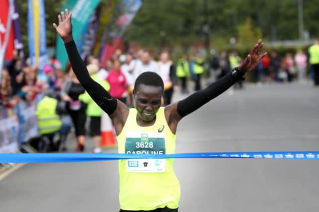 Caroline Jepchirchir won for the second year in a row at 2.36.38, this is the fastest ever finish for a woman in Belfast!