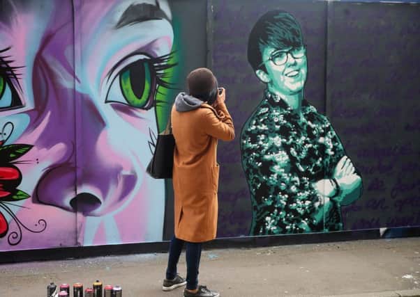 PACEMAKER BELFAST  06/05/2019
A New Mural for murdered Journalist Lyra McKee at Sunflower bar in Belfast.

Photo Colm Lenaghan/Pacemaker Press