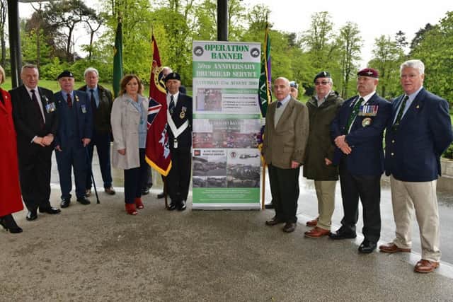 Pacemaker Press 07/05/19
Actor Charlie Lawson attends the launch of A Parade for the 50th Anniversary of of the Start of operation at Wallace Park in Lisburn.
The Parade will take place on the 17th of August will welcome thousands of veterans , their Families and supporters in Lisburn.
Pic Colm Lenaghan/Pacemaker