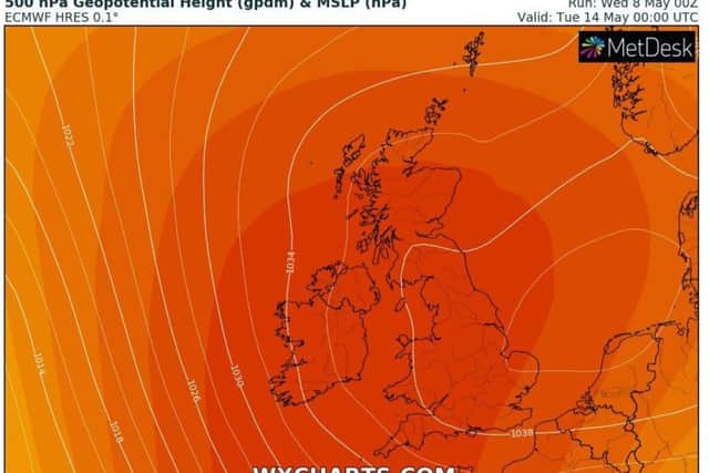 N.I. temperatures look set to reach the high teens next week with some places in the North West seeing a sizzling 20C.