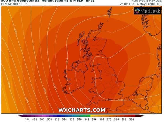 N.I. temperatures look set to reach the high teens next week with some places in the North West seeing a sizzling 20C.